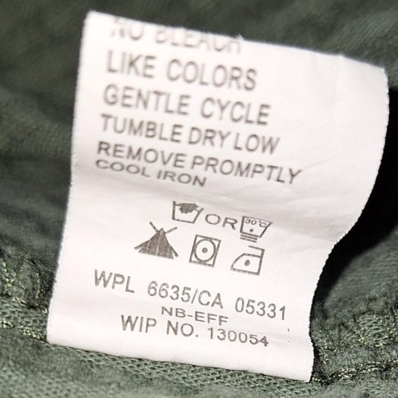 Woolrich Spruce Green Corduroy Vest with Zipper Closure, Stand Up Collar Size XL - Picture 5 of 8